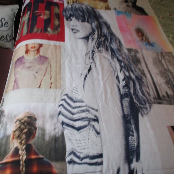 Taylor Swift Fabric Banner Backdrop/Wall Art Poster Album Covers - Picture 1 of 3
